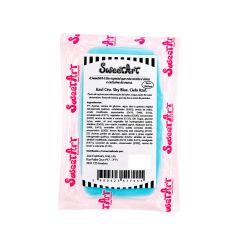 Fondant azul cielo 100 g - Sin gluten - SweetArt