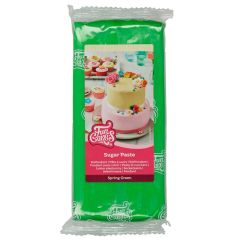 Fondant verde 1 kg - Sin gluten - Funcakes