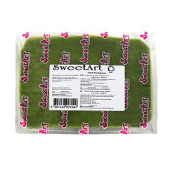Fondant verde hoja 1 kg - Sin gluten - SweetArt