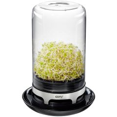 Tarro de cristal para germinar semillas - Acero inoxidable - Gefu