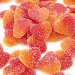 Gominolas de azúcar Corazones de melocotón (1 kg) - Sin gluten - Fini