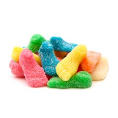 Gominolas de azúcar pies ácidos de colores (1 kg) - Sin gluten - Vidal