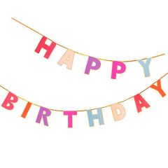 Guirnalda de papel Happy Birthday - Talking Tables