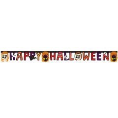 Guirnalda de papel Happy Halloween 1,80 m - Amscan