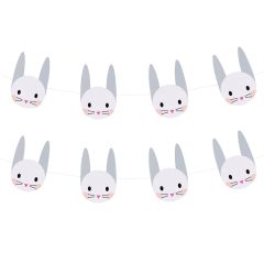 Guirnalda de papel conejitos - My Little Day