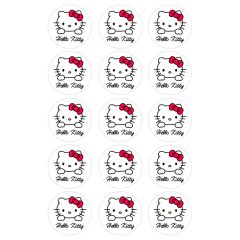 Oblea Hello Kitty 1 - 5 cm (15) - María Lunarillos