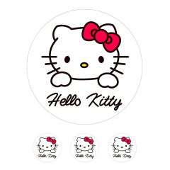 Oblea Hello Kitty 2 - 20 cm - María Lunarillos