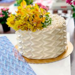 Hoja de modelado para Origami Cake ondas