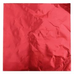 Hojas de aluminio rojas para tabletas de chocolate (150) - Decora