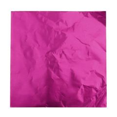 Hojas de aluminio magentas para bombones (150) - Decora