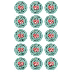 Papel de azúcar de I Love You - 5 cm (15) - María Lunarillos