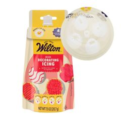Icing decorativo rojo con 4 boquillas 212 g - Wilton