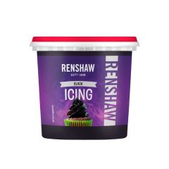 Icing listo para usar negro 400 g - Renshaw