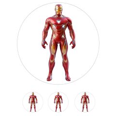 Oblea de Iron Man (Marvel) - 20 cm - María Lunarillos