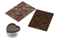 Kit galletas con chocolate Love - Silikomart
