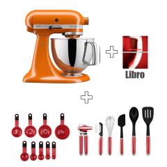 KitchenAid  miel 4,8 l - Artisan Elegance 5KSM175PS + LIBRO + REGALO UTENSILIOS COCINA