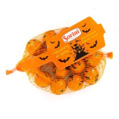 Malla saco calabazas Halloween de chocolate 70 g - Sorini