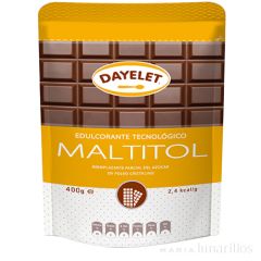 Endulzante sin azúcar maltitol 400 gr - Sin gluten - Dayelet