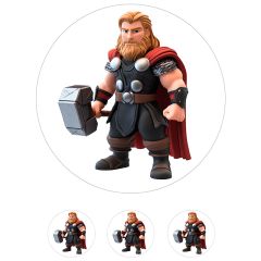 Oblea de Marvel Characters - 20 cm - María Lunarillos