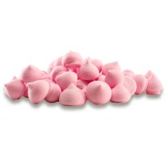 Merenguitos de azúcar rosas con sabor a frambuesa 90 gr - Sin gluten - Dekora