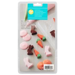 Molde 24 conejos y zanahorias para candy melts - Wilton