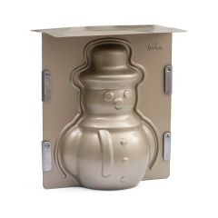 Molde 3D muñeco de nieve Navidad 20 cm - Decora