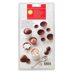 Molde 6 semiesferas para candy melts - Wilton