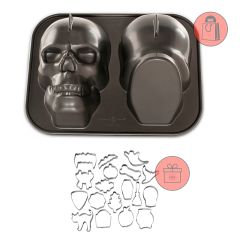 Molde Haunted Skull Pan - Nordic Ware + REGALO cortadores