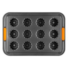 Bandeja molde antiadherente para 12 canelés - Acero al carbono - Le Creuset