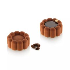 Molde de silicona Charlotte con 6 cavidades - Silikomart Professional