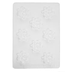 Molde copos de nieve 3 cm (8 cavidades)