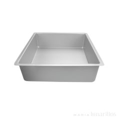 Molde de aluminio profesional cuadrado 30 x 10 cm - Decora