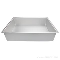 Molde de aluminio profesional rectangular 40 x 30 x 10 cm - Decora