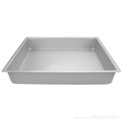 Molde de aluminio profesional rectangular 40 x 30 x 7,5 cm - Decora