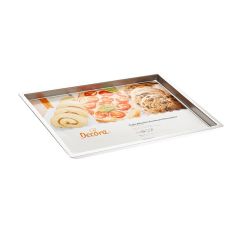 Molde de aluminio profesional rectangular 28 x 17,8 x 2,5 cm - Decora