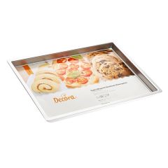 Molde de aluminio profesional rectangular 38 x 28 x 2,5 cm - Decora