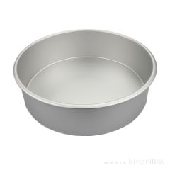 Molde de aluminio profesional redondo 25 x 7,5 cm - Decora