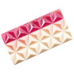 Molde de policarbonato para 3 tabletas pirámides - Martellato