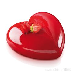 Molde de silicona Amore con cortador - Silikomart Professional