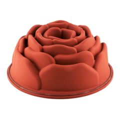 Molde de silicona Rosa terracota - Silikomart Professional