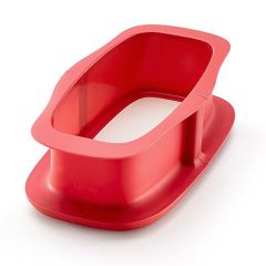 Molde rectangular desmontable con plato de cerámica 23 cm - Lékué