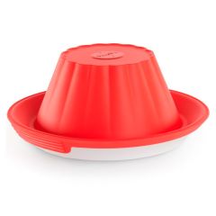 Molde de silicona para flan con plato desmontable de cerámica 18 cm - Lékué