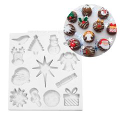 Molde para fondant adornos Navidad - Katy Sue Designs