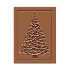 Molde para galletas Springerle Árbol de Navidad - Emma's Springerle
