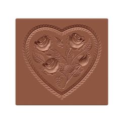 Molde para galletas Springerle Corazón con Rosas - Emma's Springerle
