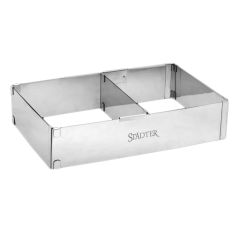 Molde marco extensible con divisor 18-33 x 27,5-53 cm - Städter