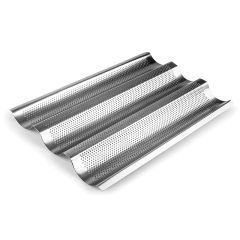 Bandeja metálica para 3 baguettes - Ibili