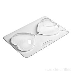 Molde para 2 bombones Corazones medianos