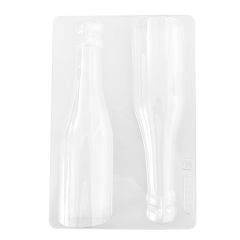 Molde para chocolate botella (2 cavidades)