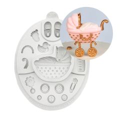 Molde para fondant bebé - Katy Sue Designs